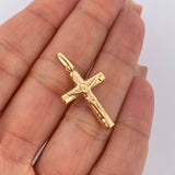 Cruz Cristo 1.25gr / 3cm / Oro 18K $