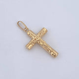 Cruz Cristo 1.25gr / 3cm / Oro 18K $