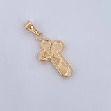Dije Cruz Rostro Cristo 0.85gr / 2.5cm / Oro 18K $