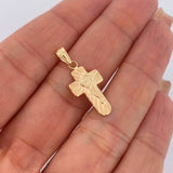 Pendant Christ Face Cross 0.75gr / 2.8cm (1.1in) / 18K Gold $