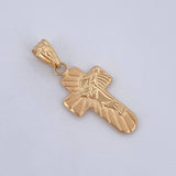 Pendant Christ Face Cross 0.75gr / 2.8cm (1.1in) / 18K Gold $