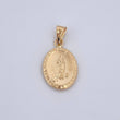 Pendant Virgin of Santa Marta 0.9gr / 2.5cm / 1.0in / 18K Gold $