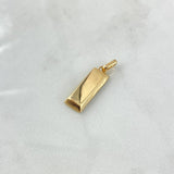 Dije Lingote 3.35gr / 3cm / liso Oro Amarillo 18K ©