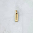Dije Lingote 1.25gr / 1.8cm / liso Oro Amarillo 18K ©