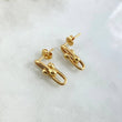 Stud Earrings Clips 1.65gr / 1.5cm / smooth 18K Yellow Gold ©