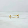 Bead Piercing 0.4gr / 1.5cm / Nac.Esp. 18K Gold *