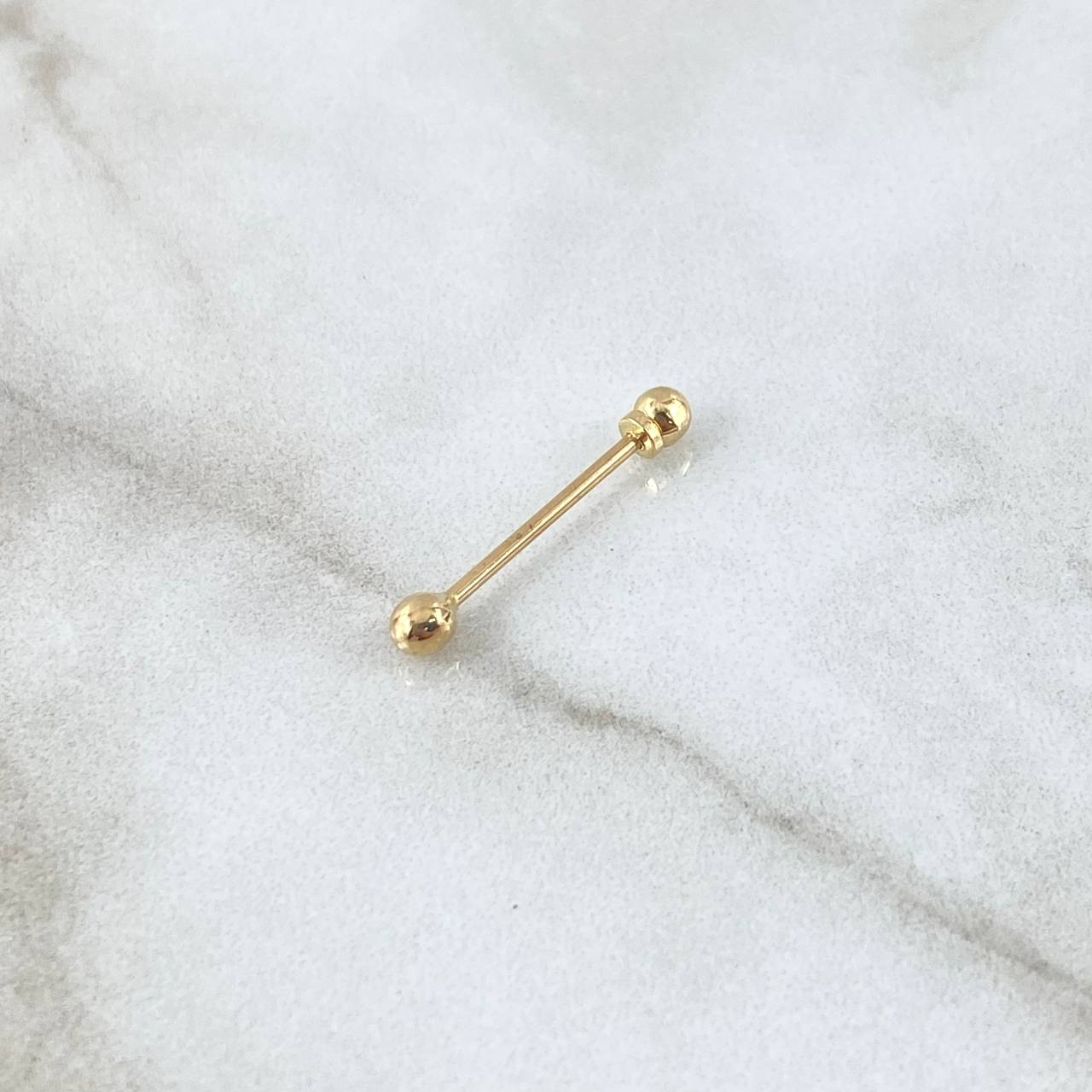 Bead Piercing 0.4gr / 1.5cm / Nac.Esp. 18K Gold *