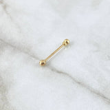 Bead Piercing 0.4gr / 1.5cm / Nac.Esp. 18K Gold *