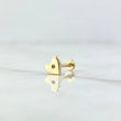 Piercing Heart 0.55gr / 5mm Flat Thread 18K Yellow Gold (Jewel) *
