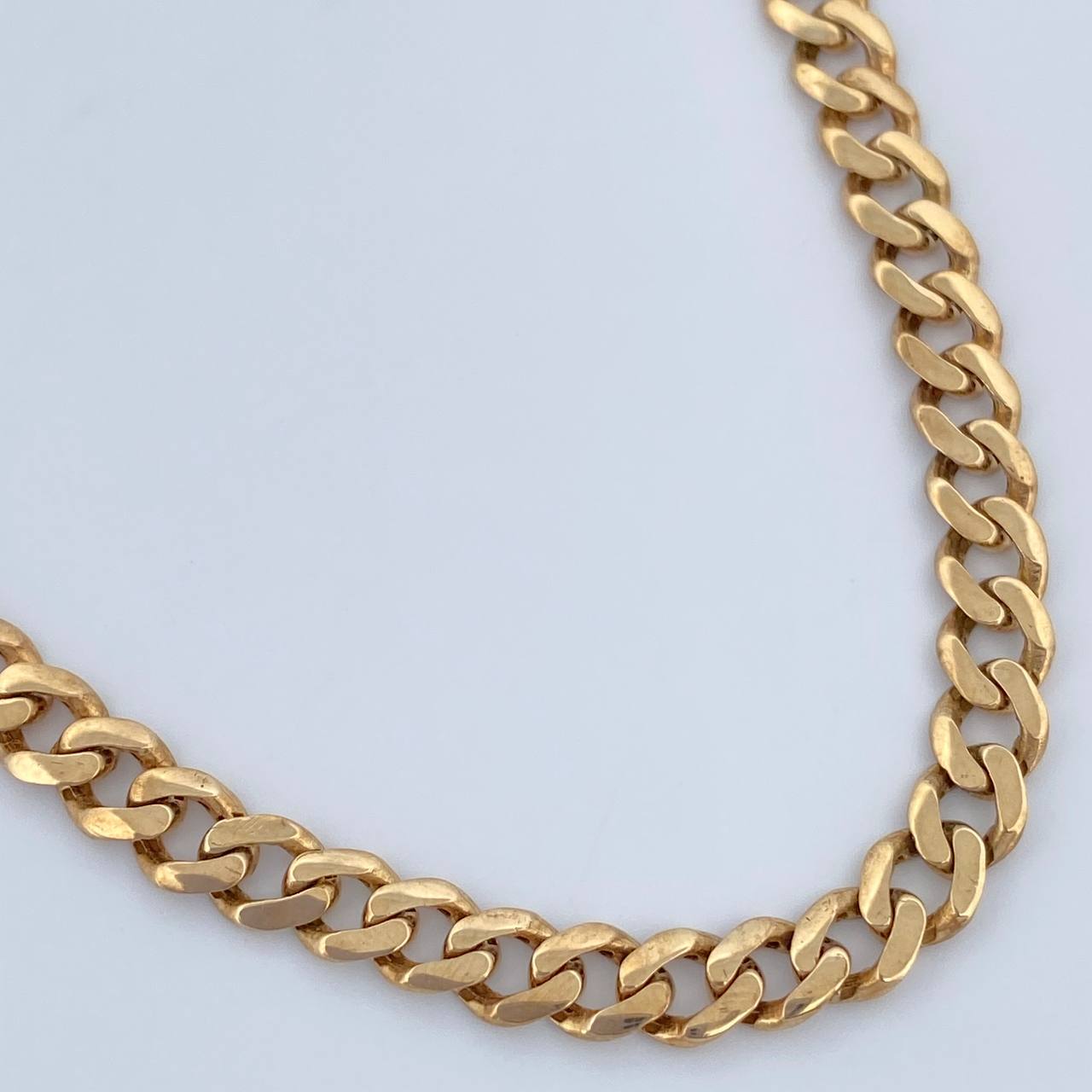 Cadena Cubana 19.1gr / 57cm / Nac.Esp. Oro 18K &