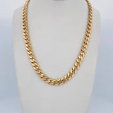 Cadena Cubana 26.15gr / 58cm / Nac.Esp. Oro 18K $