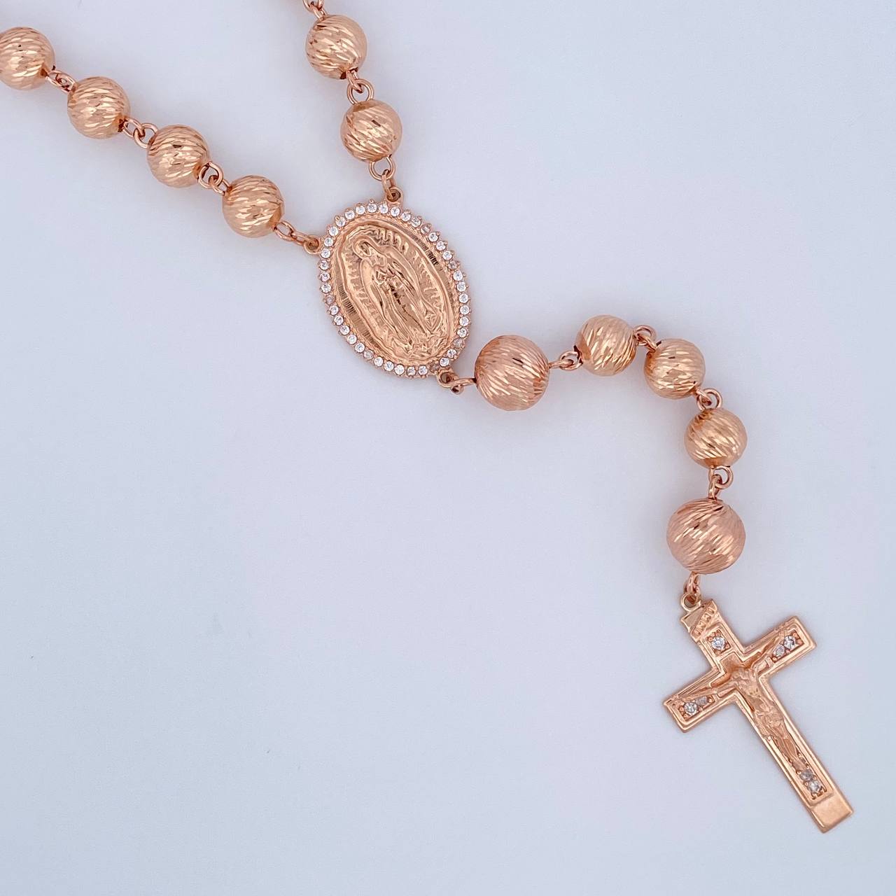 Virgin Guadalupe Rosary 34.9gr / 64cm / 18K Gold $