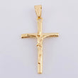 Dije Cruz Cristo 2 g / 1 3/4 in Oro Amarillo 18K