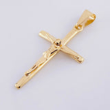 Dije Cruz Cristo 2 g / 1 3/4 in Oro Amarillo 18K