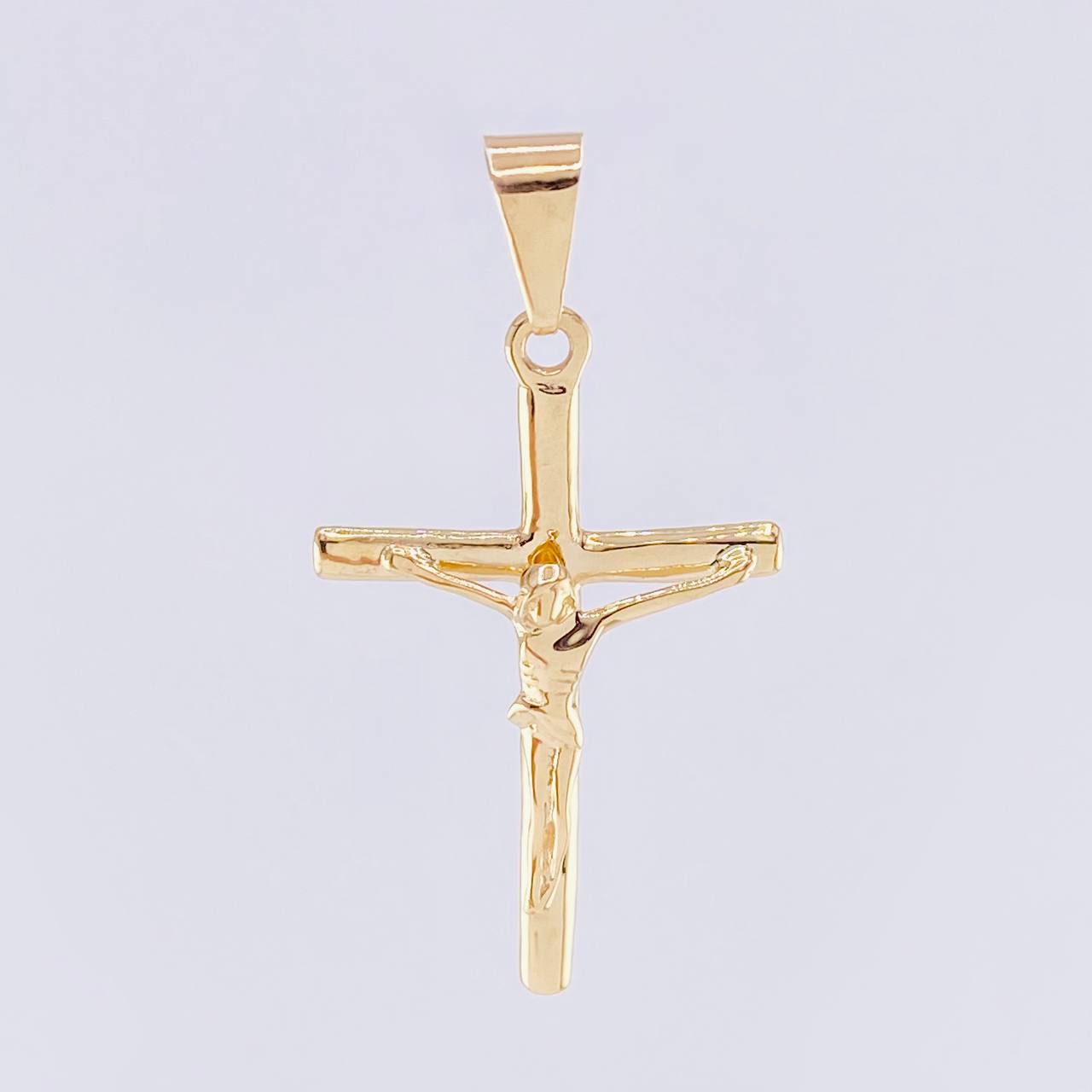 Dije Cruz Cristo 2 g / 1 3/4 in Oro Amarillo 18K