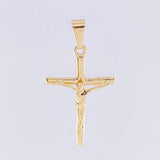 Dije Cruz Cristo 2 g / 1 3/4 in Oro Amarillo 18K