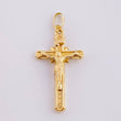Dije Cruz Cristo 1.25 g / 1 1/4 in Oro Amarillo 18K