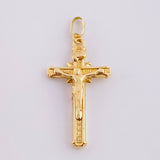 Dije Cruz Cristo 1.25 g / 1 1/4 in Oro Amarillo 18K