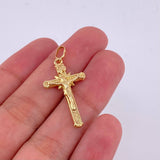 Dije Cruz Cristo 1.25 g / 1 1/4 in Oro Amarillo 18K