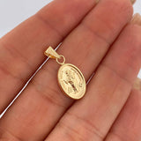 Dije Virgen Maria Uxiliadora 0.7gr / 2.4cm / Oro 18K $