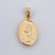 Dije Virgen Maria Uxiliadora 1.1gr / 2.4cm / Oro 18K $