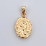 Dije Virgen Maria Uxiliadora 1.1gr / 2.4cm / Oro 18K $