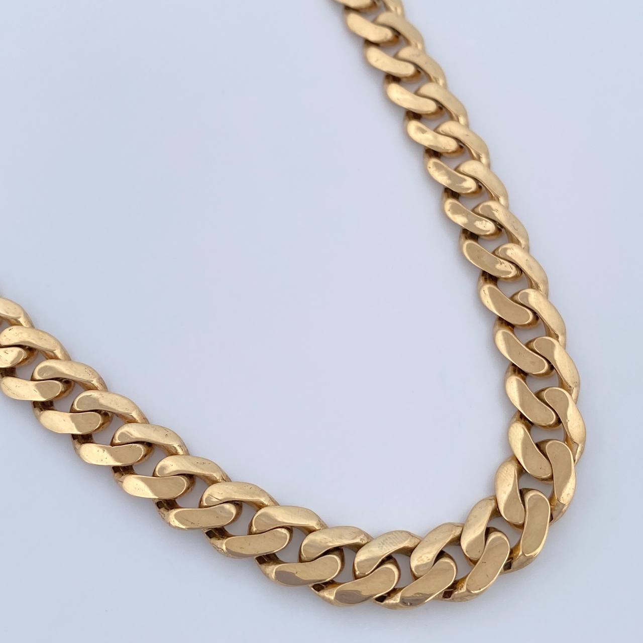 Cadena Cubana 32.85gr / 60cm / Nac.Esp. Oro 18K &