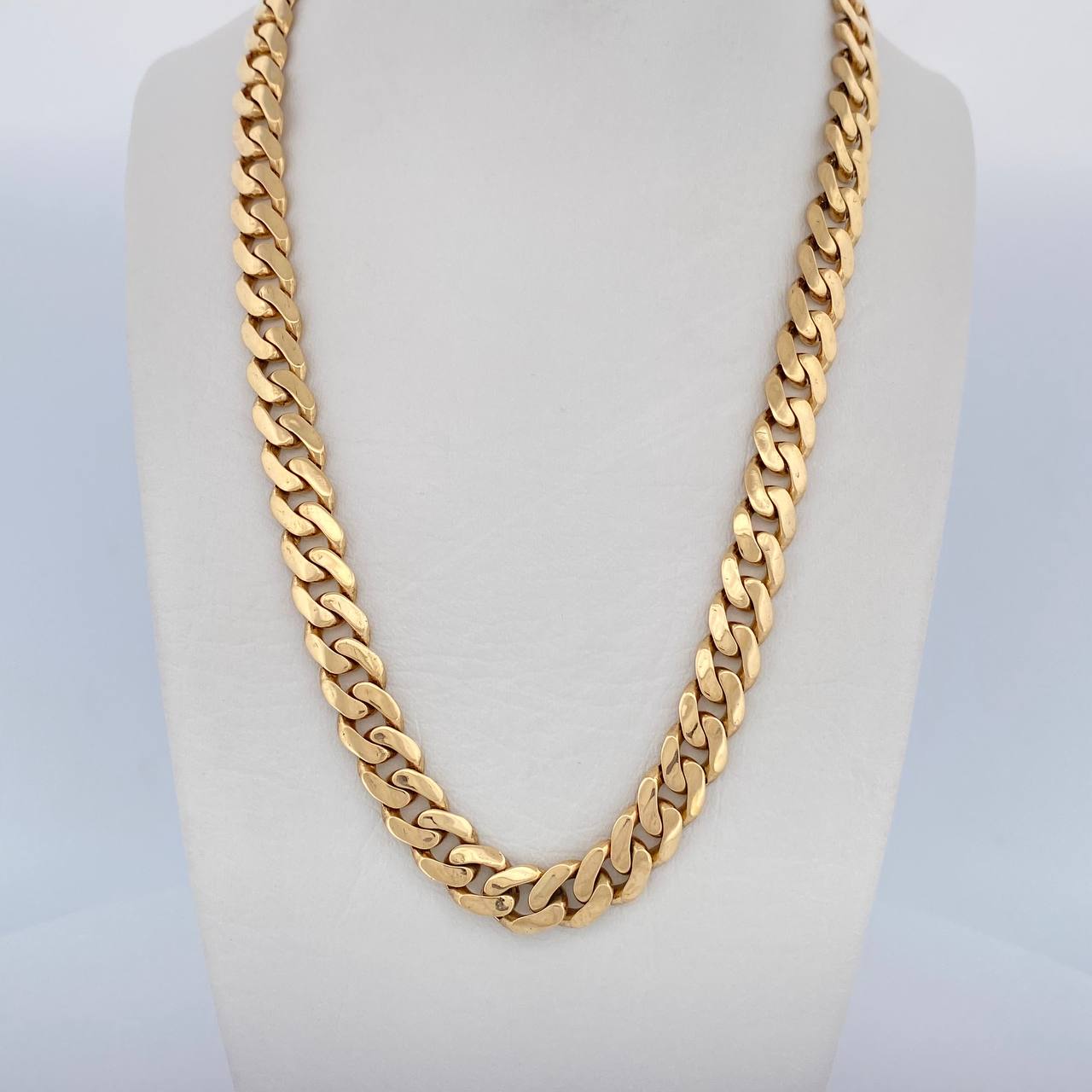 Cadena Cubana 32.3gr / 56cm / Nac.Esp. Oro 18K $