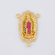 Charm Crucero Virgen de Guadalupe 4.75g / 3/4 in Yellow Gold 18K