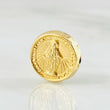 Charm Tambor Virgen Milagrosa 0.7 g / 1/2 in 18K Yellow Gold