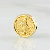 Herraje Tambor Virgen Milagrosa 0.75 g / 1/2 in Oro Amarillo 18K