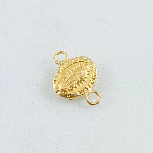 Herraje Virgen Guadalupe 0.25gr / 1/4 in / Oro Amarillo 18K *