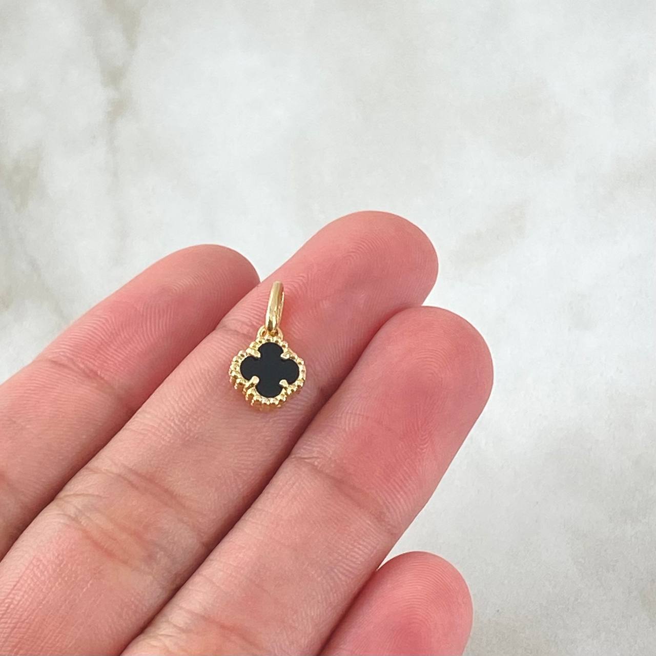 Dije Trebol 1gr / 1.5cm / Nac.Esp. Oro 18K -