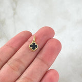 Dije Trebol 0.95gr / 1.5cm / Oro Nac.Esp 18K ©
