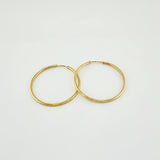 Candongas Aro Liso 2.25gr / 1 in / Oro Amarillo 18K ©