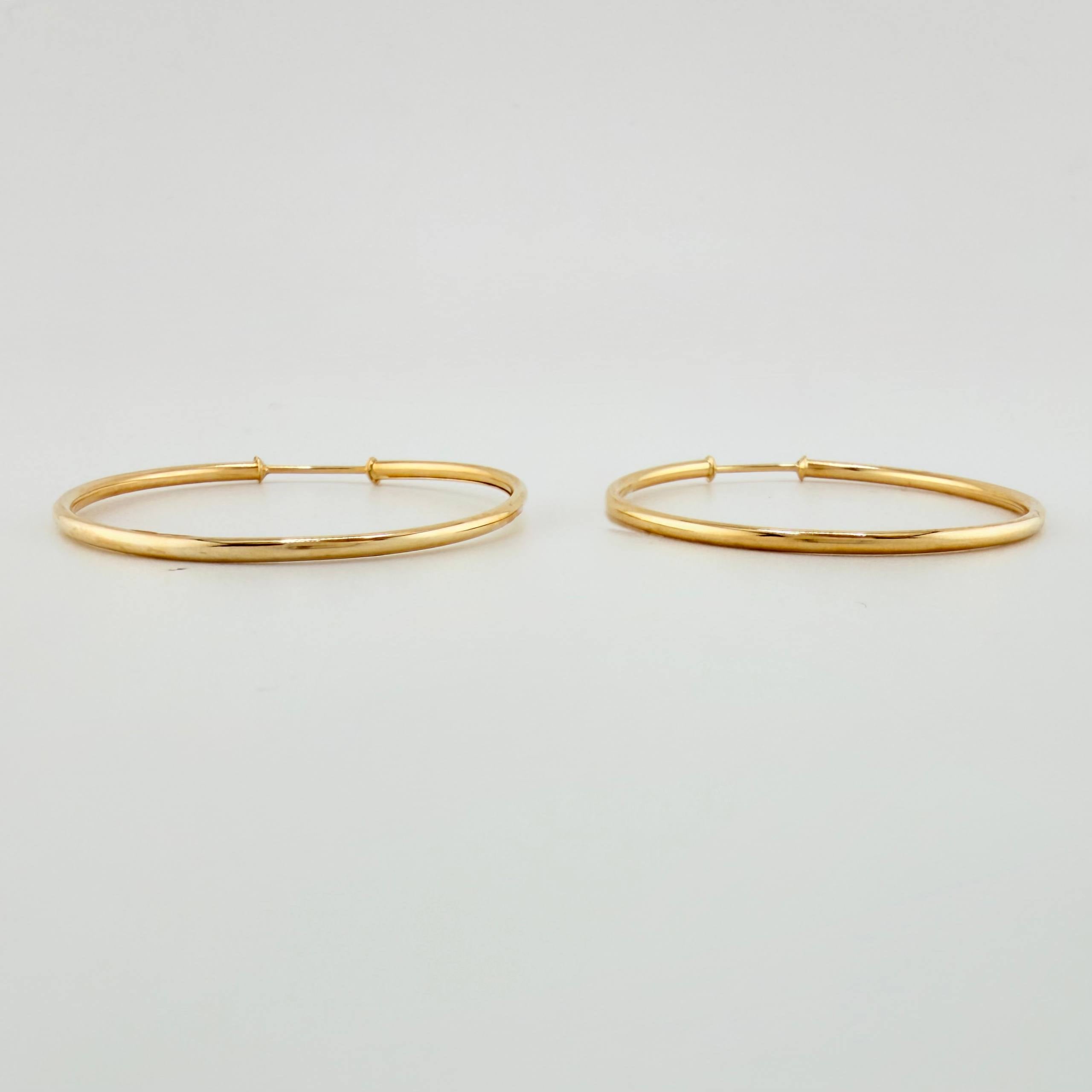 Candongas Aro Liso 3.25gr / 1 1/2 in / Oro Amarillo 18K ©