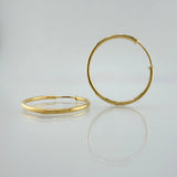 Candongas Aro Liso 2.25gr / 1 in / Oro Amarillo 18K ©