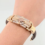 Pulso estrella 39.5gr / 8 1/2 in / 9.4mm Tres Oro18K ©