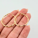 Candongas Deis 1.45gr / 1 1/4 in / Oro Amarillo 18K