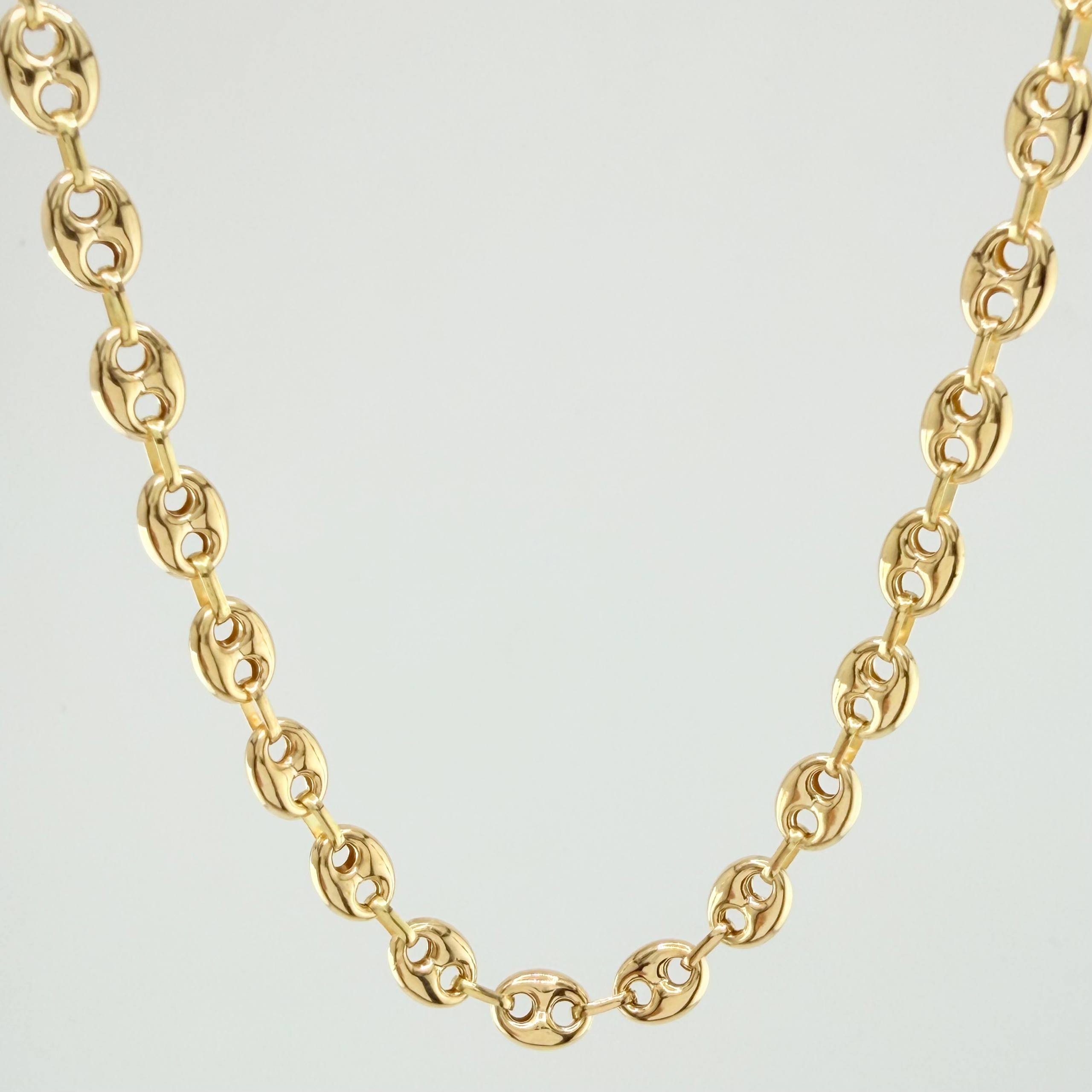 Cadena Gucci 8.45gr / 16 1/4 in / 6.3mm Oro Amarillo 18K ©