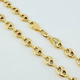 Cadena Gucci 8.45gr / 16 1/4 in / 6.3mm Oro Amarillo 18K ©