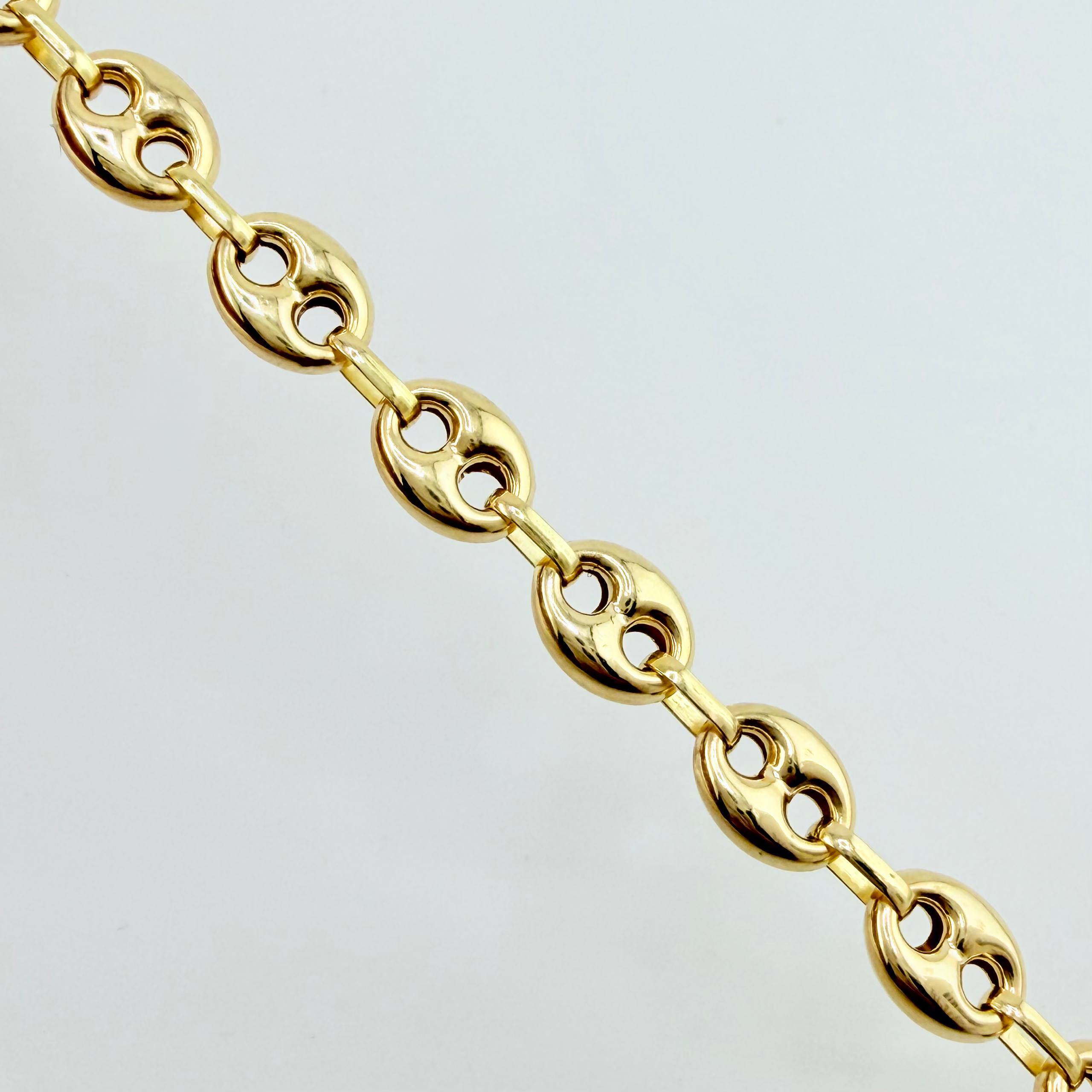 Cadena Gucci 8.45gr / 16 1/4 in / 6.3mm Oro Amarillo 18K ©