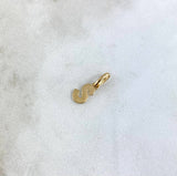 Pendant Letter S Cursive 0.4gr / 1/2 in / 18K Gold ©