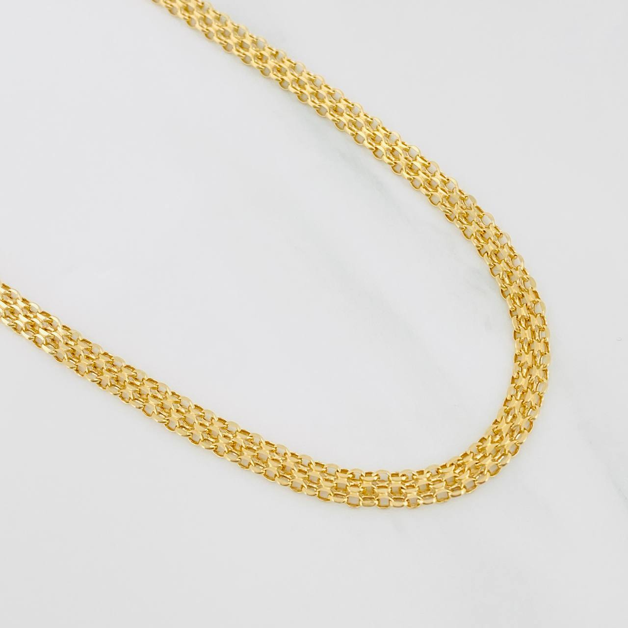 Cadena China 4.4g / 18 in / 4.1mm Oro Amarillo 18K