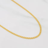 Cadena China 5.4g / 24 in / 2.11mm Oro Amarillo 18K
