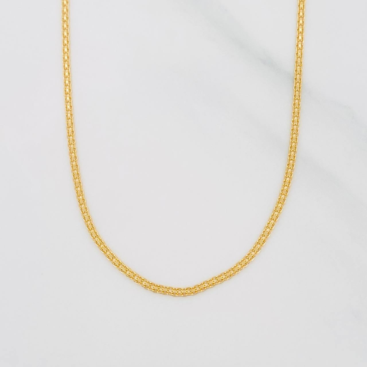 Cadena China 2.6g / 18 in / 1.34mm Oro Amarillo 18K