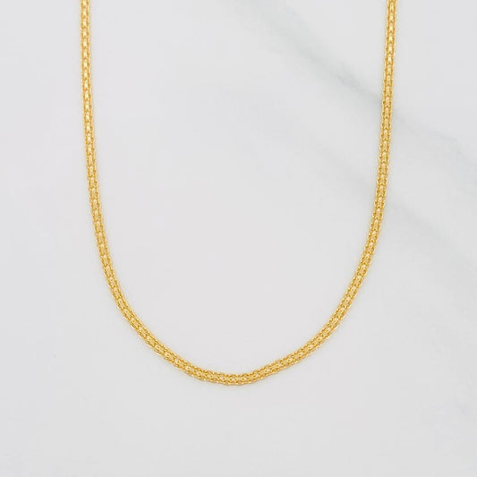 Bismark Chain 3.35g / 24 in / 1.37mm Yellow Gold 18K