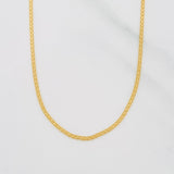 Cadena China 2.6g / 18 in / 1.34mm Oro Amarillo 18K