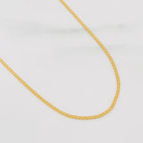 Cadena China 2.6g / 18 in / 1.34mm Oro Amarillo 18K