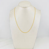Cadena China 2.6g / 18 in / 1.34mm Oro Amarillo 18K